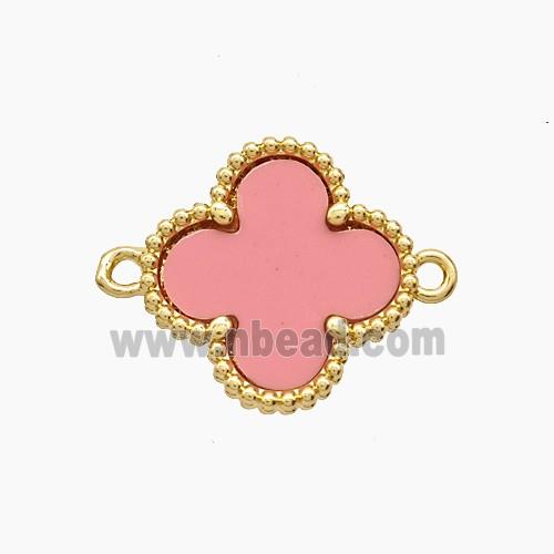 Copper Pendant Pave Zircon, Gold Plated