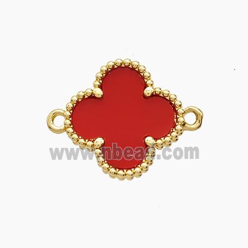 Copper Pendant Pave Zircon, Gold Plated