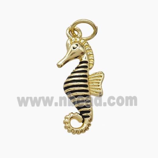 Copper Pendant Pave Zircon, Gold Plated