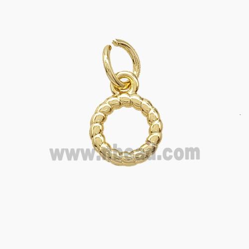 Copper Pendant, gold plated