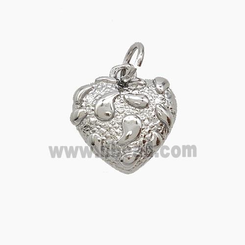 Copper Pendant Pave Zircon, Gold Plated