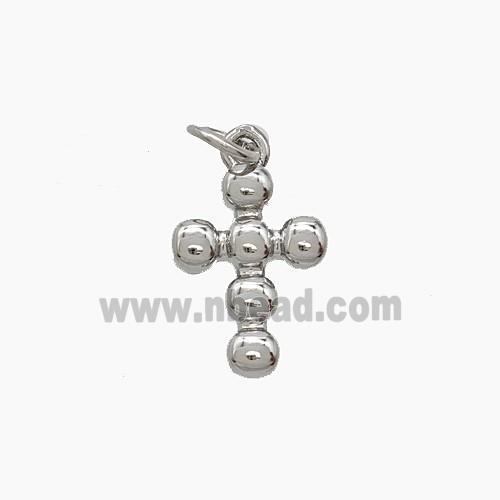 Copper Pendant Pave Zircon, Gold Plated