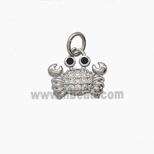 Copper Pendant Pave Zircon, Gold Plated