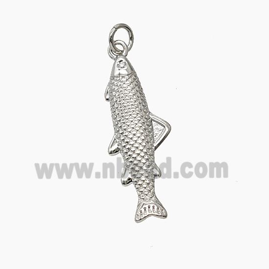 Copper Pendant Pave Zircon, Gold Plated