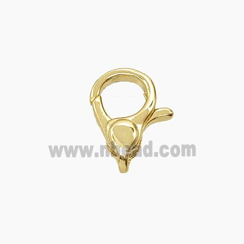 Copper Connector Clasp, Gold Plated