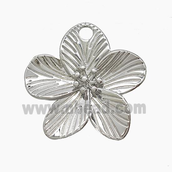 Copper Pendant Pave Zircon, Gold Plated