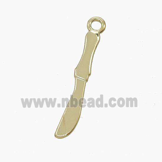 Copper Pendant, Gold Plated