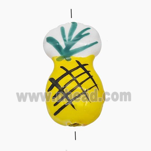 Resin Bead, Gold Plated