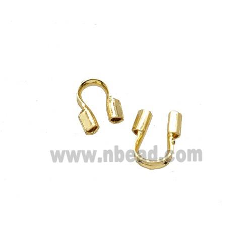 Wire Thimble Protector Copper Gold Plated