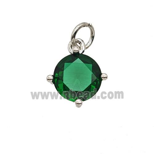 Green Crystal Glass Pendant