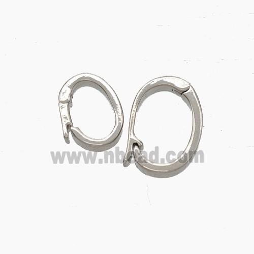 Copper Clasp Platinum Plated