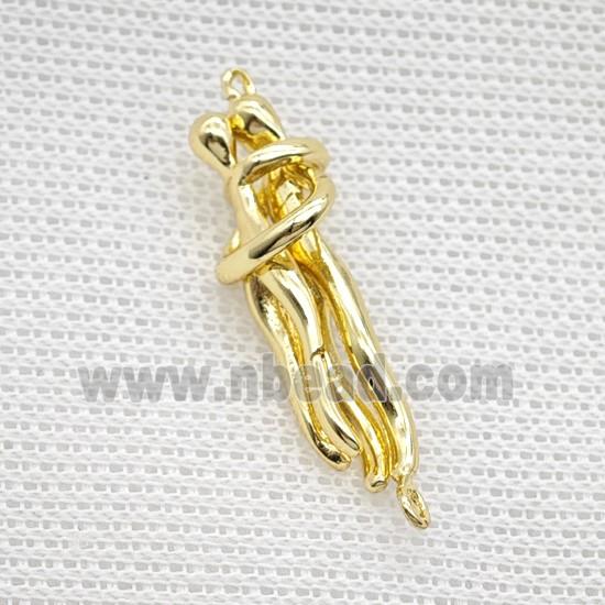 Copper Couple Connector Gold Plated