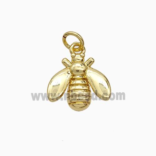 Copper Honeybee Pendant Gold Plated