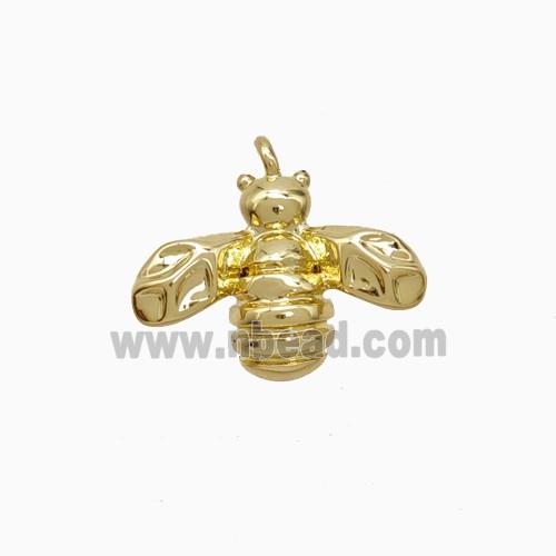 Copper Honeybee Pendant Gold Plated
