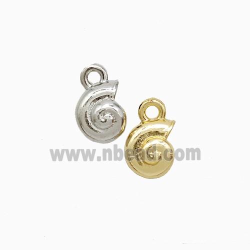 Copper Pendant Pave Zircon, Gold Plated