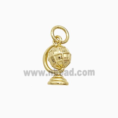 Copper Globe Pendant Gold Plated