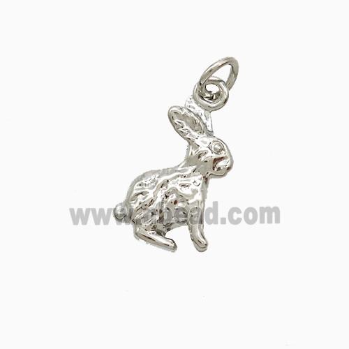 Copper Pendant Pave Zircon, Gold Plated