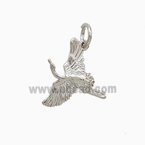 Copper Pendant Pave Zircon, Gold Plated