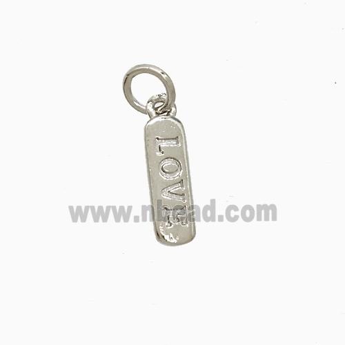 Copper Pendant Pave Zircon, Gold Plated