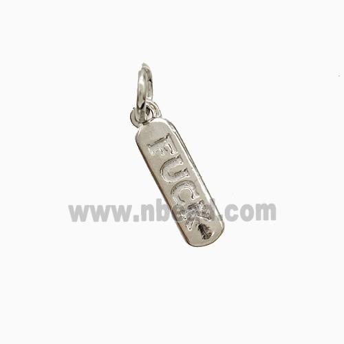 Copper Pendant Pave Zircon, Gold Plated