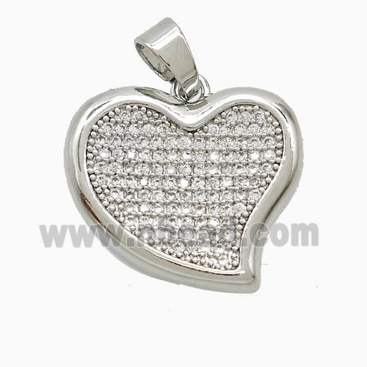 Copper Pendant Pave Zircon, Gold Plated