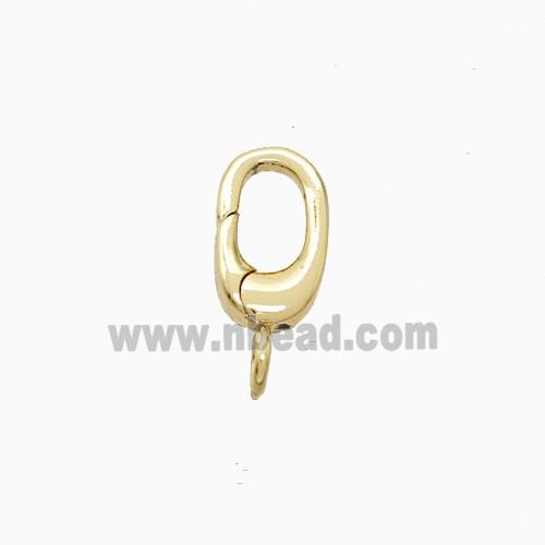 Copper Clasp, Gold Plated