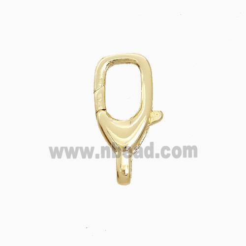 Copper Lobster Clasp Gold Plated