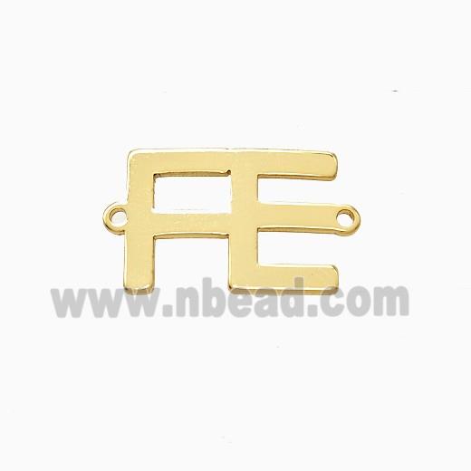 Stainless Steel FE Connector Gold Plated