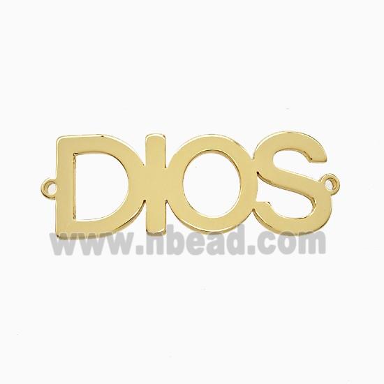 Stainless Steel DIOS Connector Gold Plated