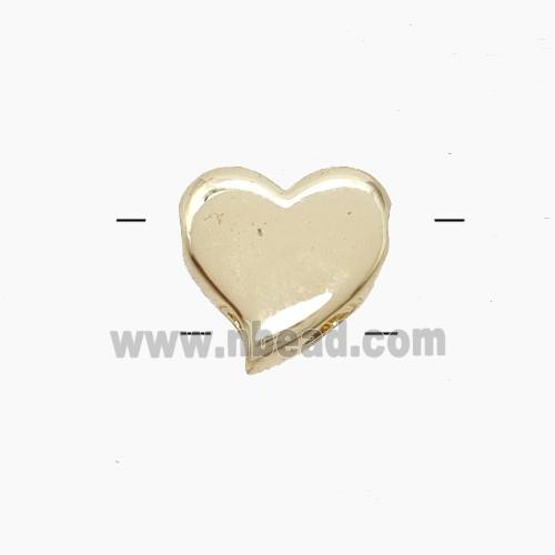 Copper Pendant Pave zircon, Gold Plated