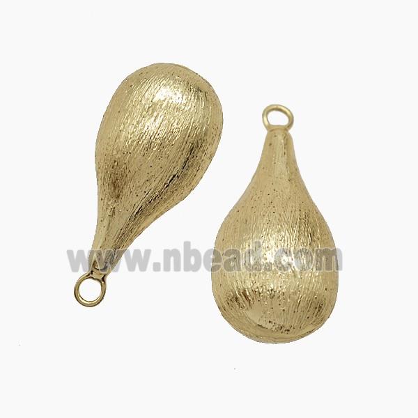 Copper Pendant, Gold Plated