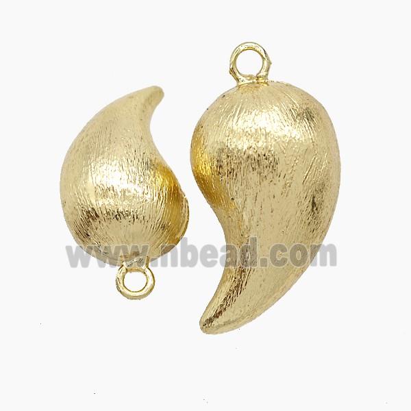 Copper Pendant, Gold Plated