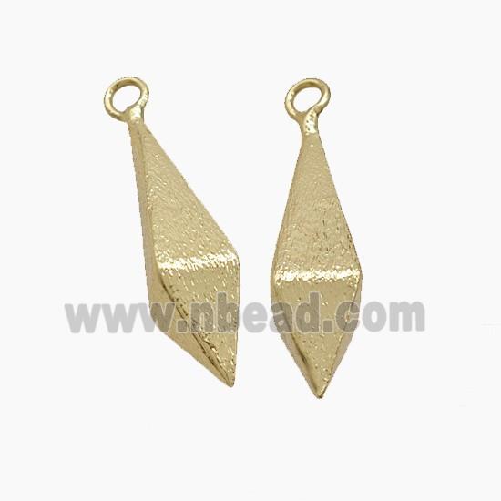 Copper Pendant, Gold Plated