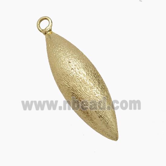 Copper Pendant, Gold Plated