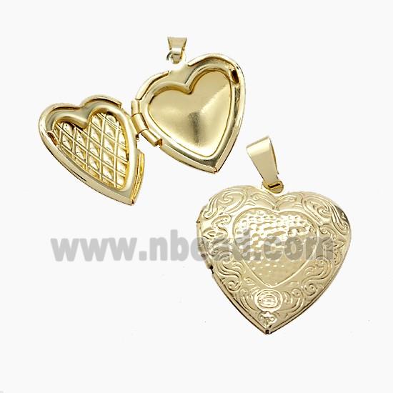 Copper Pendant, Gold Plated