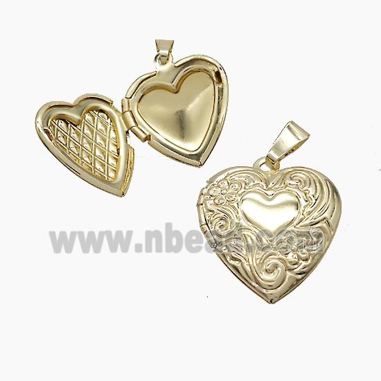 Copper Pendant, Gold Plated