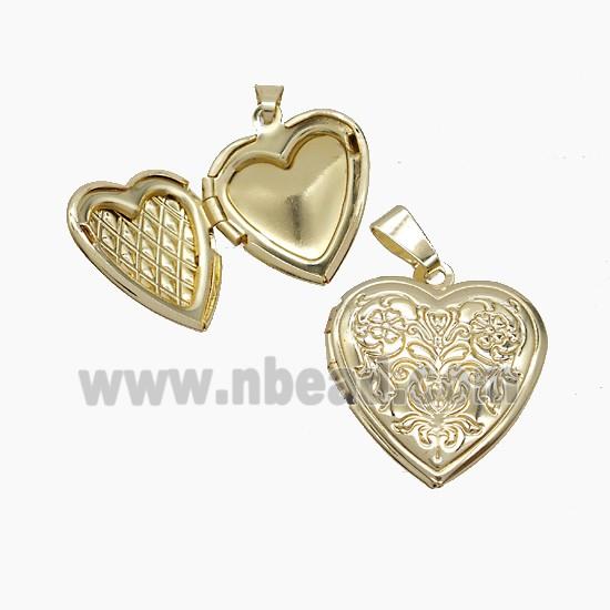 Copper Pendant, Gold Plated