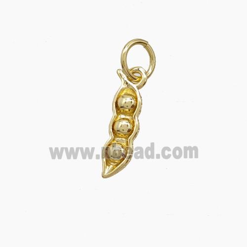 Copper Peas Pendant Gold Plated