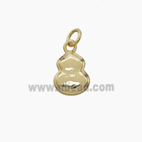 Copper Gourd Pendant Gold Plated