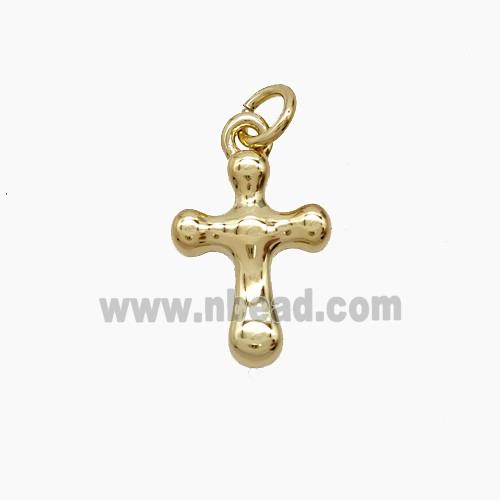 Copper Cross Pendant Gold Plated