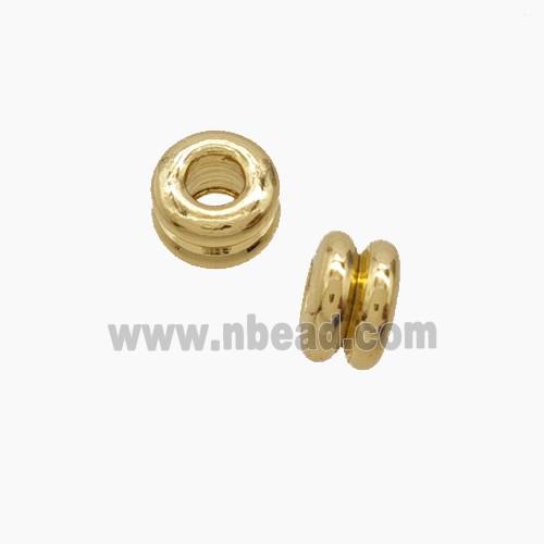 Copper Heishi Spacer Beads Double Gold Plated