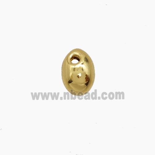 Copper Rice Beads Gold Plated