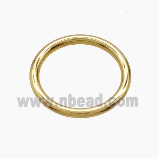 Copper Rings Connector Gold Plated