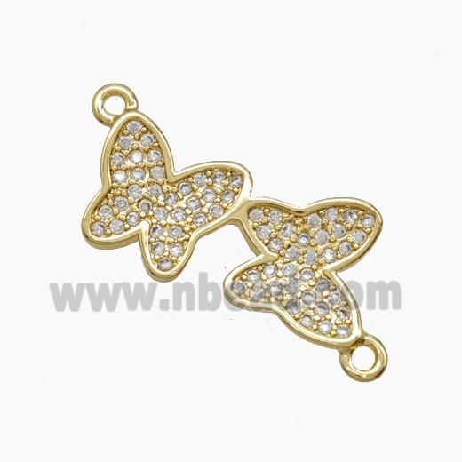 Copper Pendant Pave Zircon, Gold Plated