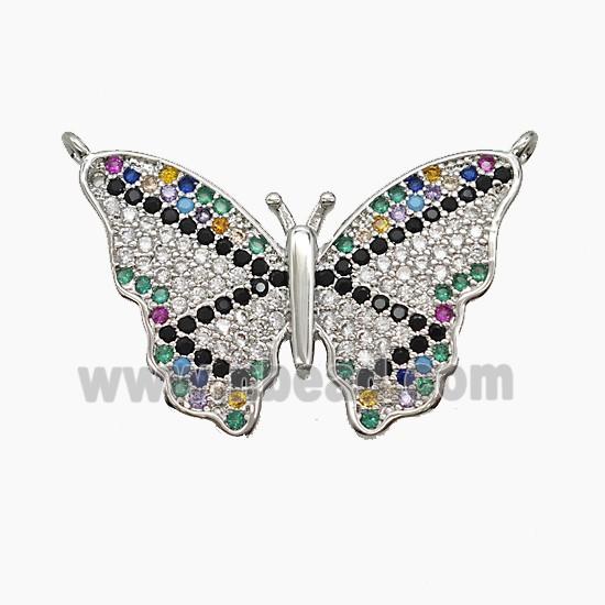 Copper Pendant Pave Zircon, Gold Plated