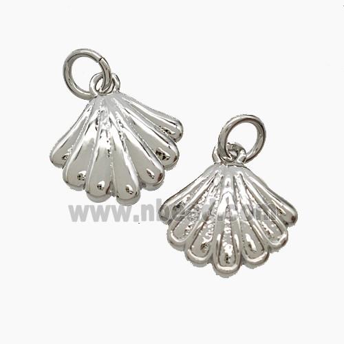 Copper Pendant Pave Zircon, Gold Plated