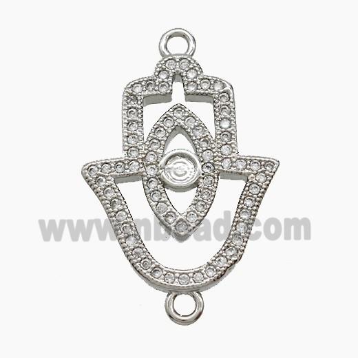 Copper Pendant Pave Zircon, Gold Plated