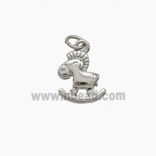 Copper Pendant Pave Zircon, Gold Plated