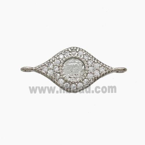Copper Pendant Pave Zircon, Gold Plated