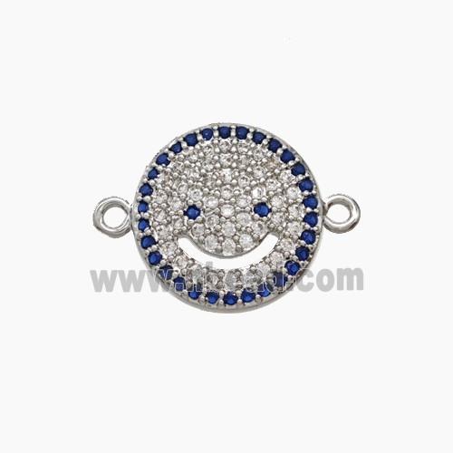 Copper Pendant Pave Zircon, Gold Plated